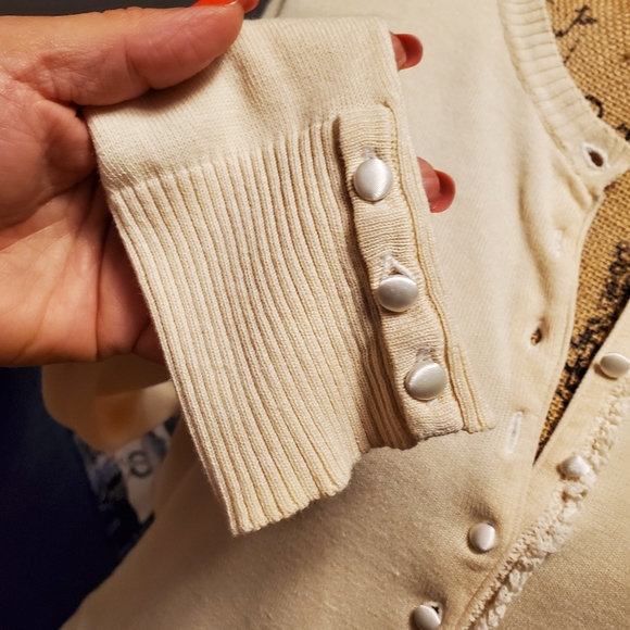 VINTAGE Oscar De La Renta Cardigan - Picture 9 of 14